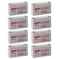 8PC NPP NP6-1.3Ah 6V 1.3Ah AGM VRLA General Series Battery
