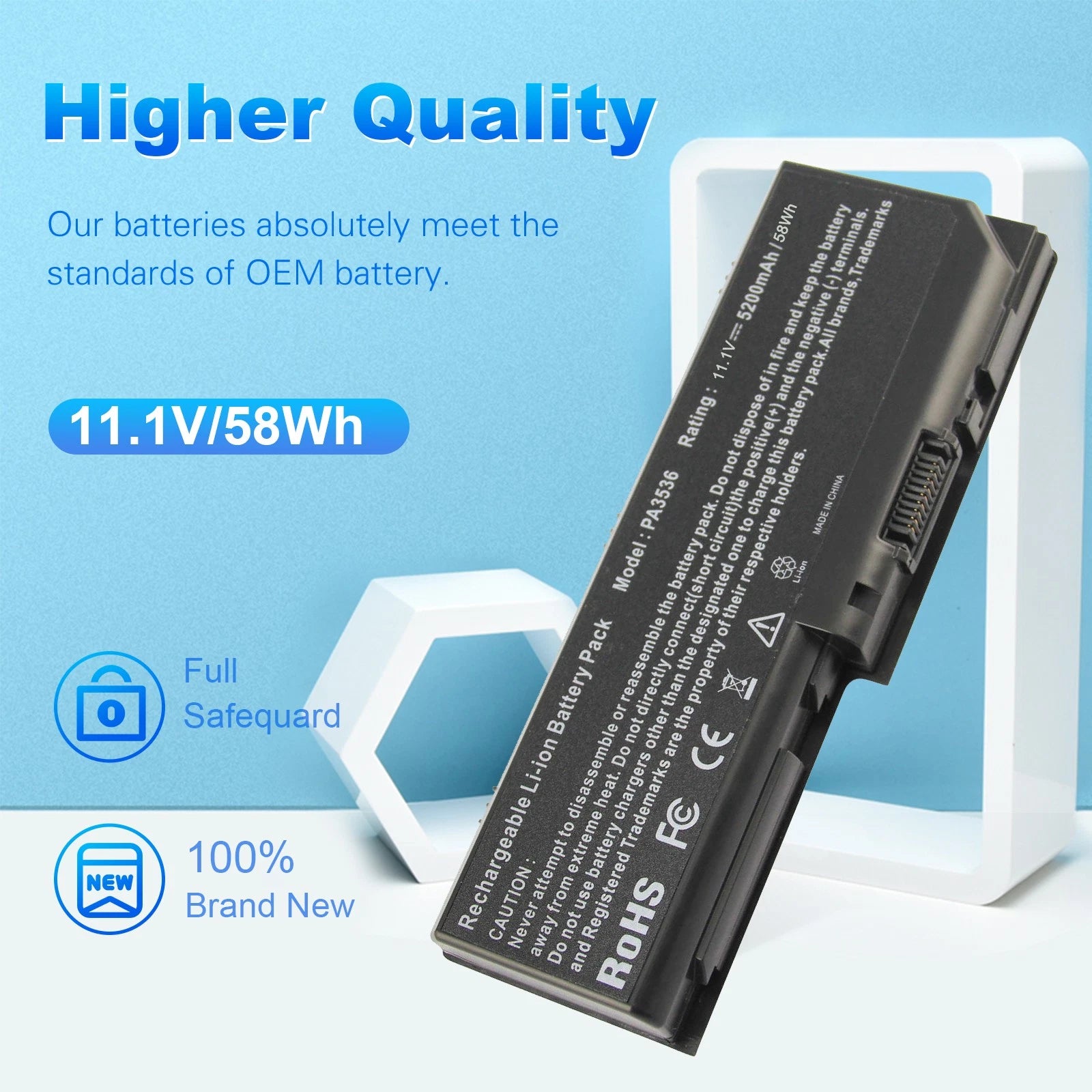 ?PA3536U-1BRS Battery for Toshiba Satellite P200 P300 L350 L355D PA3536U-1BAS