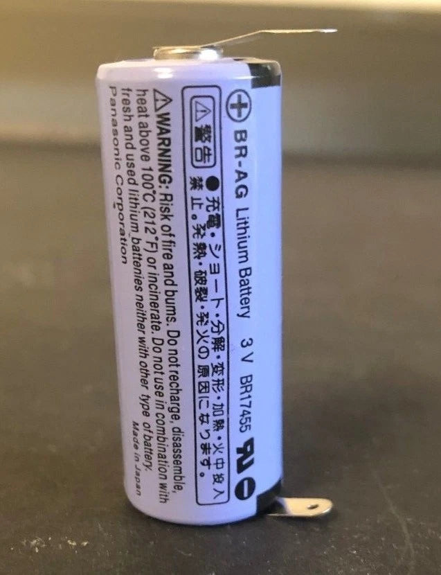 Brand New PANASONIC BR-AG 3V 2200 mAh Lithium Battery, with Tabs