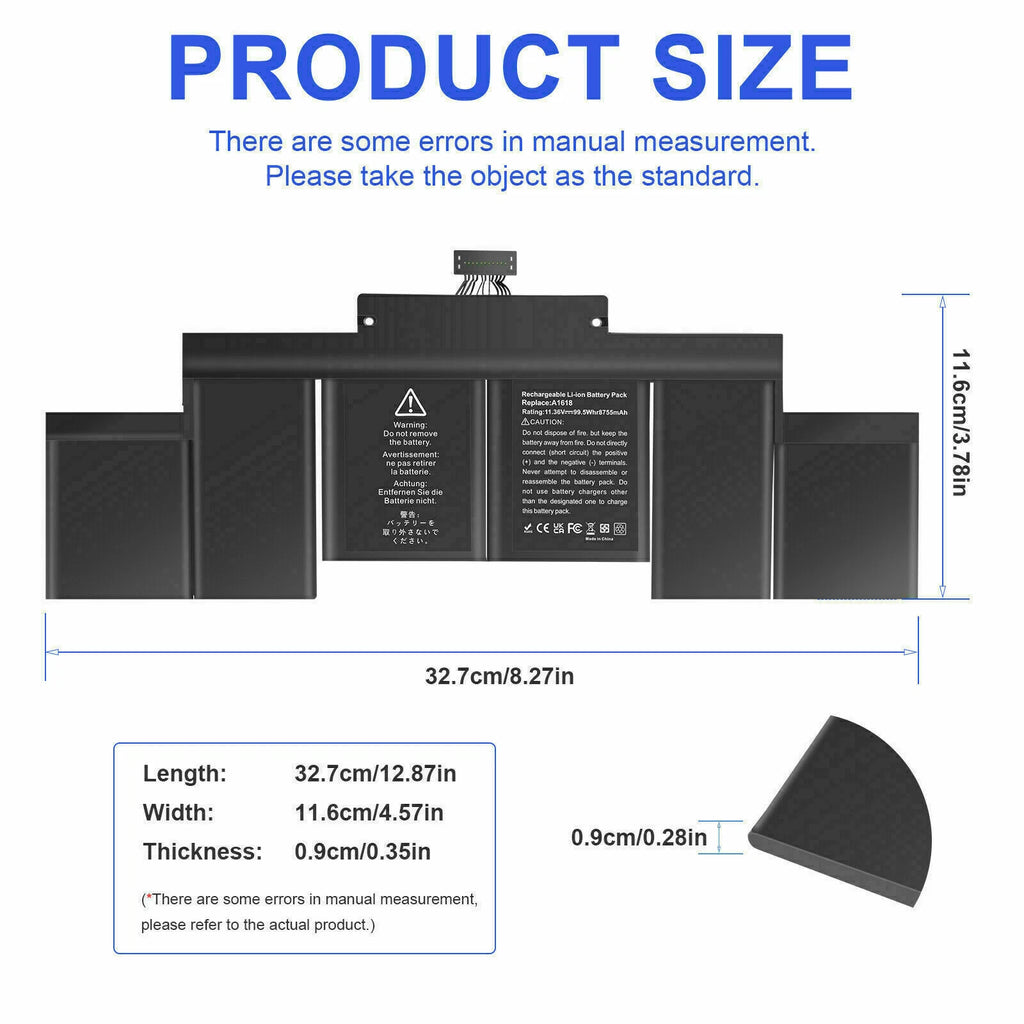 A1618 A1398 ABattery For MacBook Pro 15 inch Retina Late 2013 Mid 2014 2015
