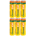 6x OmniCel ER14505HD 3.6V Sz AA Lithium Standard Terminal Battery