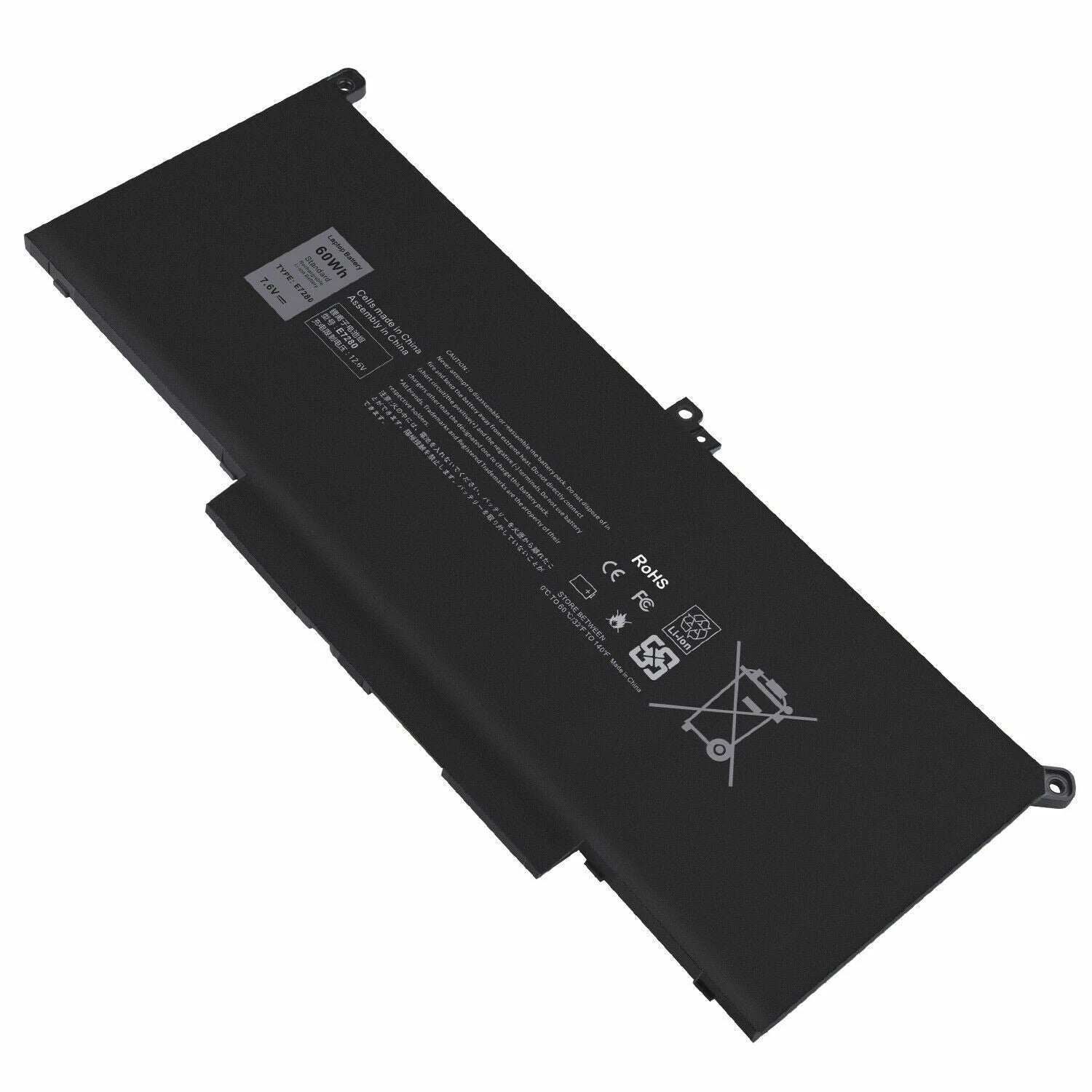 F3YGT DM3WC Battery For Dell Latitude 12 7280 7290 13 7380 7390 14 7480 7490