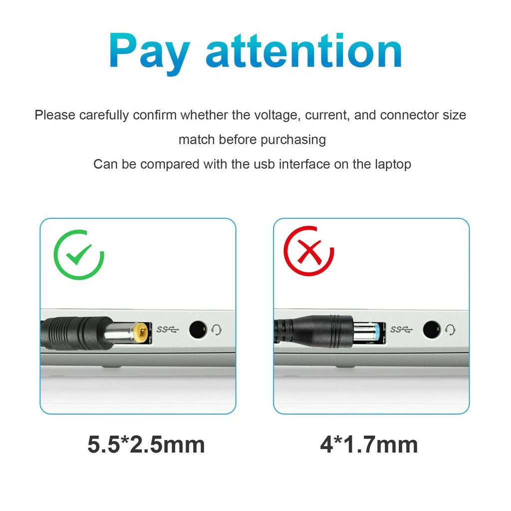 AC Adapter Charger for Toshiba Satellite C50 C55 C855 C855D L755 L655 L745 L775