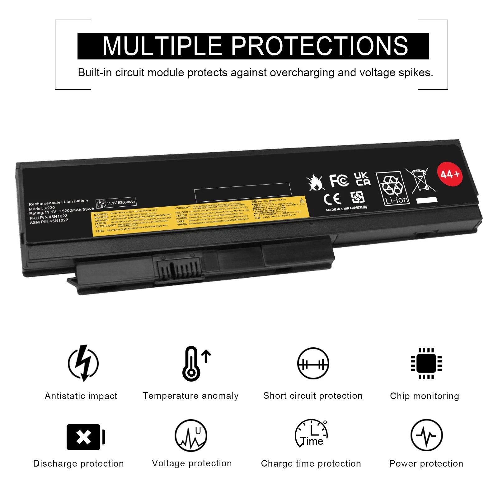 X230 Laptop Battery for Lenovo ThinkPad X220 X220i X220s X230i X230s Series US