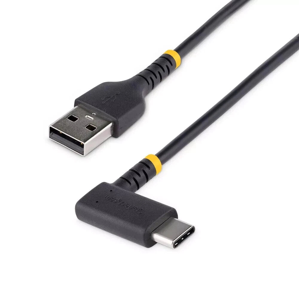 Lot of 5 NEW STARTECH R2ACR-30C 30Cm USB-A To C Charging Cable Right Angle