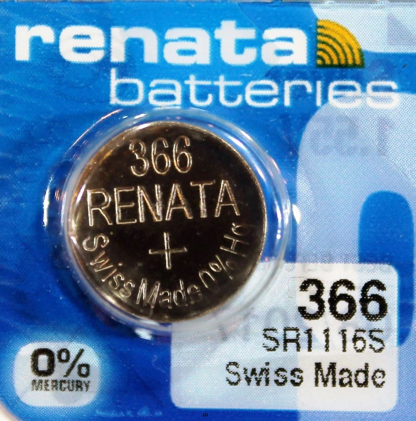 366 RENATA SR1116SW (2 piece) 366 SR1116S WATCH BATTERIES New Authorized Seller