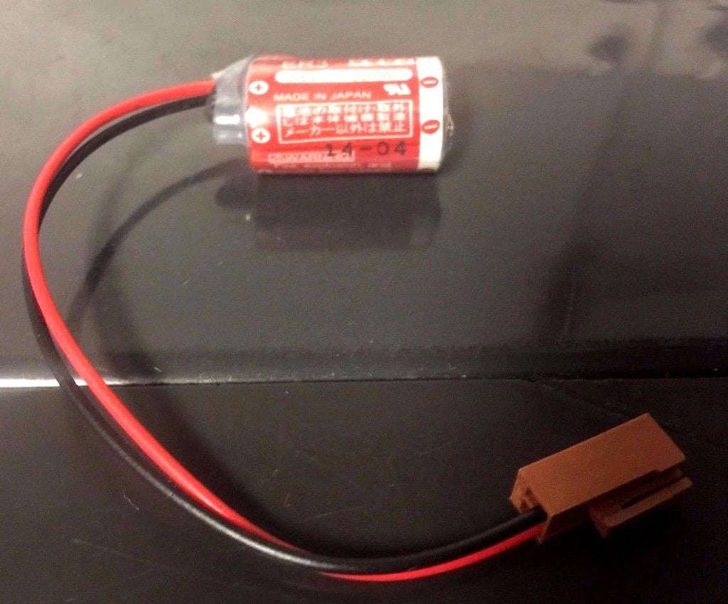 Brand New Maxell ER3 3.6V 1100MAH Li-ion PLC Battery with Plug, JAE Connector