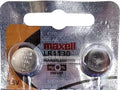 2PC Maxell LR1130 189 389 Alkaline Coin Cell Battery