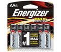 12 Energizer AA Max Alkaline Batteries 2027+Powerseal 1.5V Batteries On Card 2x6