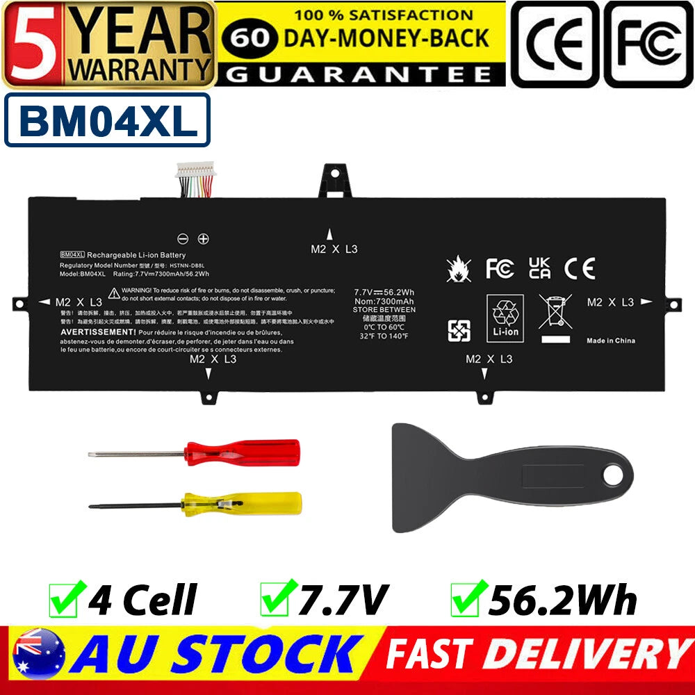 BM04XL Battery for HP Elitebook X360 1030 G3 Serie L02475-855 L02478-855
