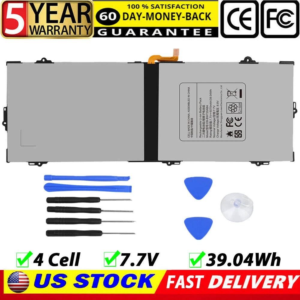 39Wh New Battery For Samsung Chromebook Plus V2 XE520QAB XE521QAB XE525QBB
