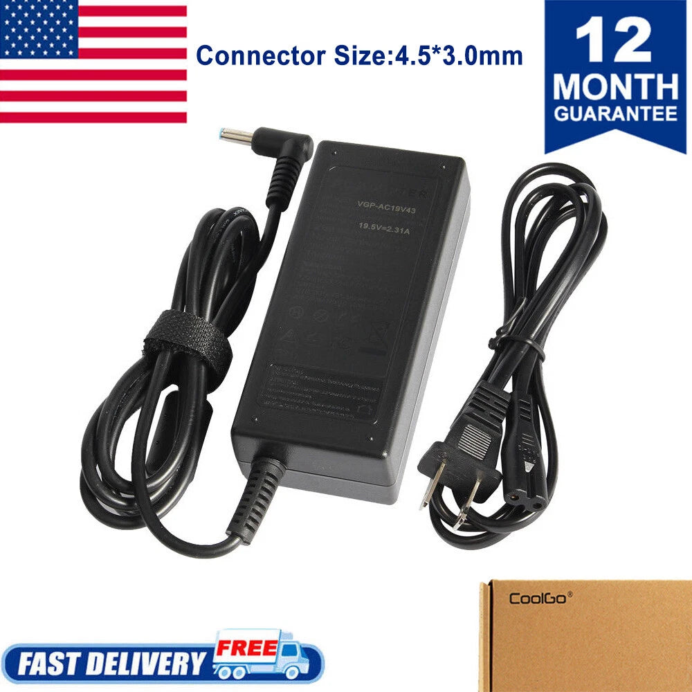 45W for HP stream 14-ax010nr 11-y010nr notebook pc ac adapter charger