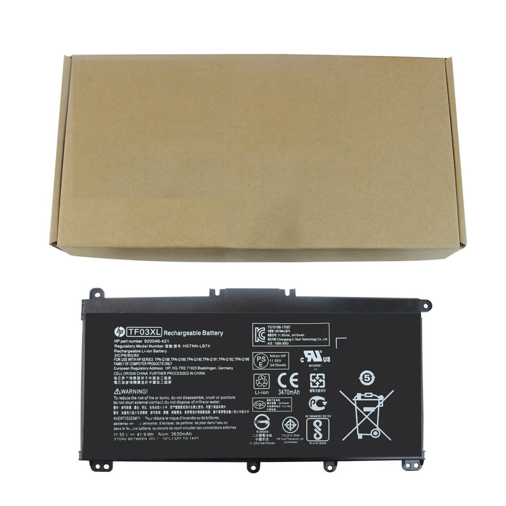 Genuine TF03XL Battery For HP Pavilion 15-CC 15-CK 15-CD 14-CD Series 920070-855