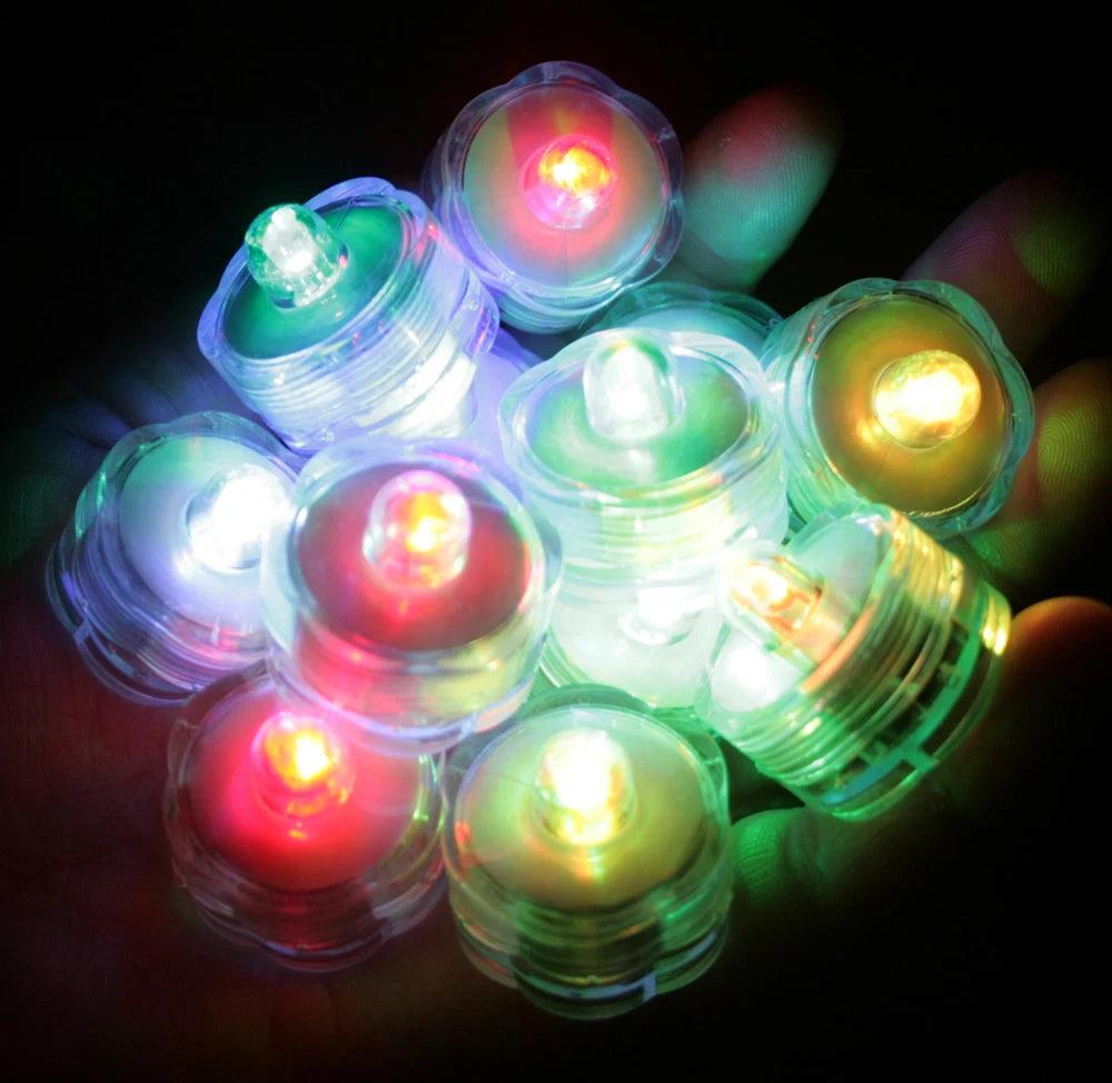 Multi-Color Changing LED very bright tealights, 24 - Candles Battery operated