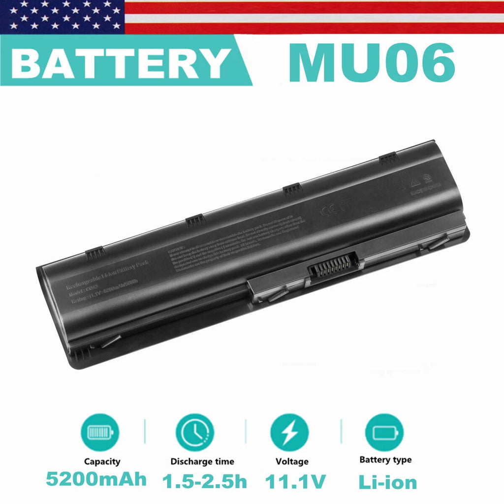 MU06 MU09 Battery For HP 593553-001 CQ56 CQ62 CQ42 G62 G56 G72 593554-001 DM4