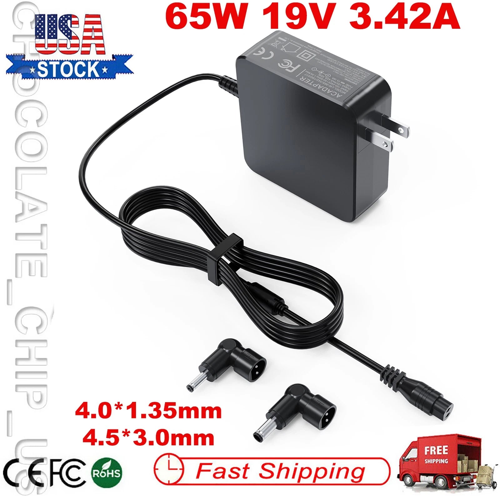 AC Adapter For Asus Q524U Q534U Q535U Q535 ZenBook Duo 15 UX533FAC 2-in-1 Laptop