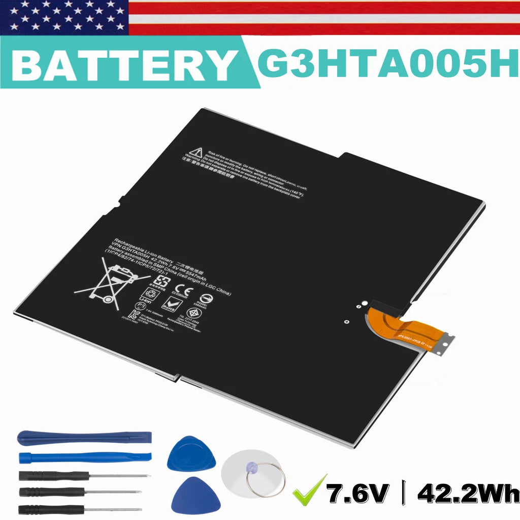 5547mAh Battery G3HTA005H For Microsoft Surface Pro 3 1631 12" Tablet G3HTA009H