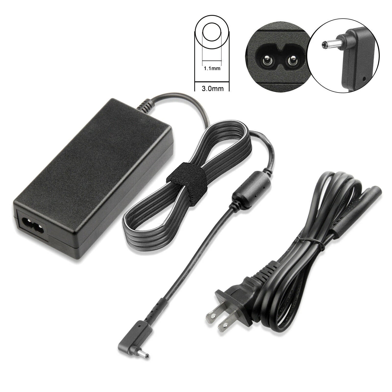 65W Laptop Charger AC Adapter For Acer Aspire 3 A315-23 A315-35 A314-22 A315-22