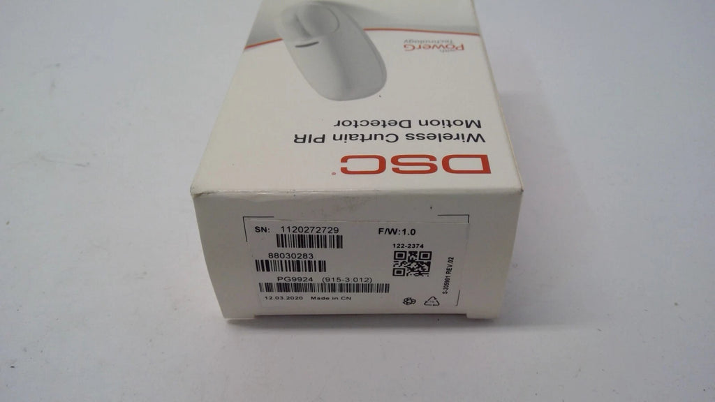 DSC PG9924 PowerG Wireless Curtain PIR Motion Detector New