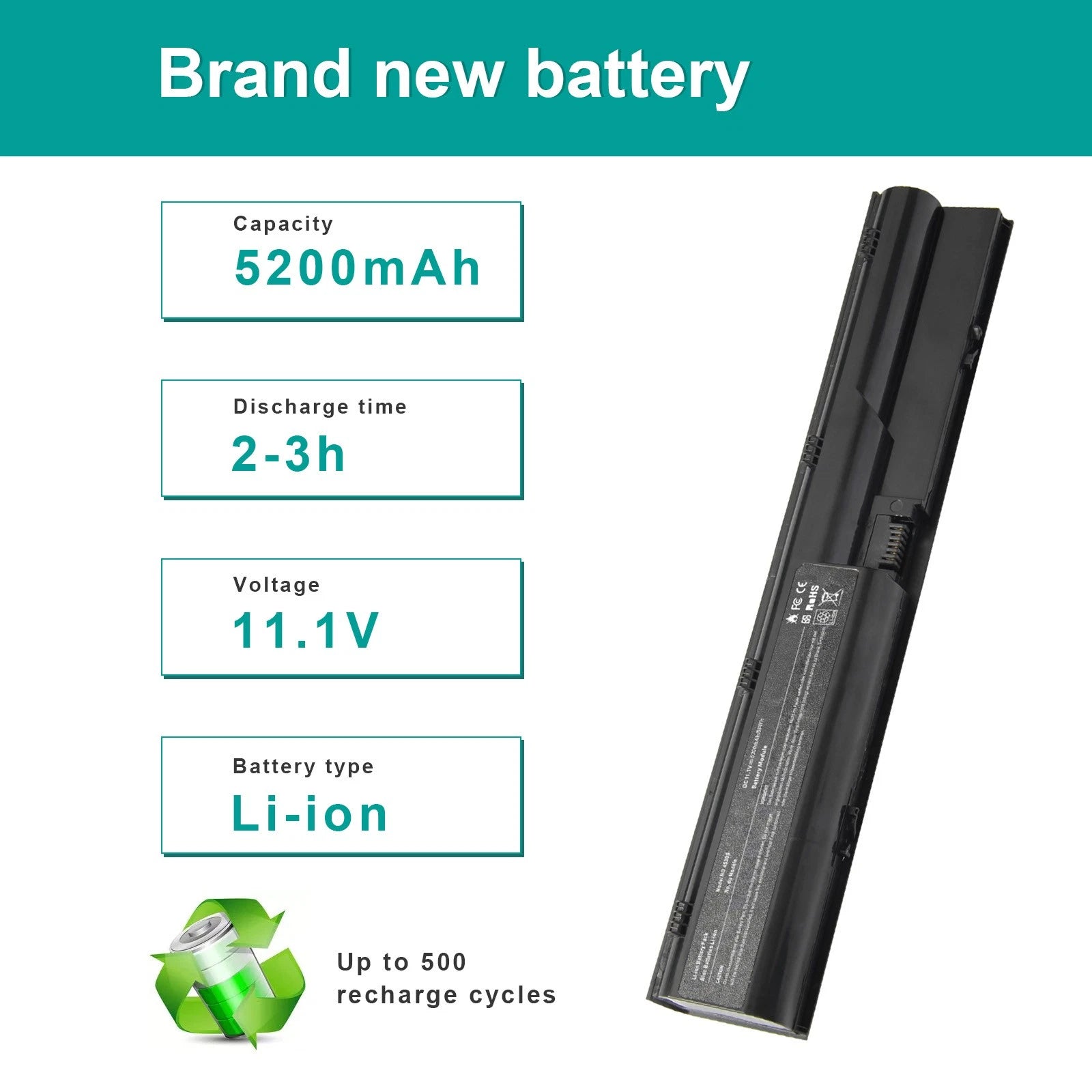 Battery For HP ProBook 4530s 4535s 4540s 4436s 4430s 4330s 4435s 633805-001