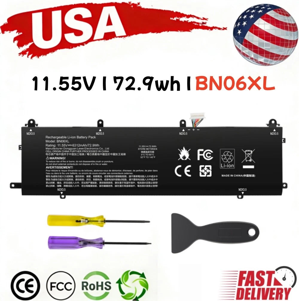 BN06XL Battery for HP Spectre X360 15-EB0000 15-EB0005UR 15-EB0025TX Series US