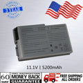 Battery for Dell Latitude D520 D500 D600 D610 600m C1295 Precision M20 5200mAh