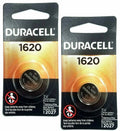 2 x Duracell Lithium CR1620 3V Coin Cell batteries DL1620 ERC1620 KRC EXP:2027