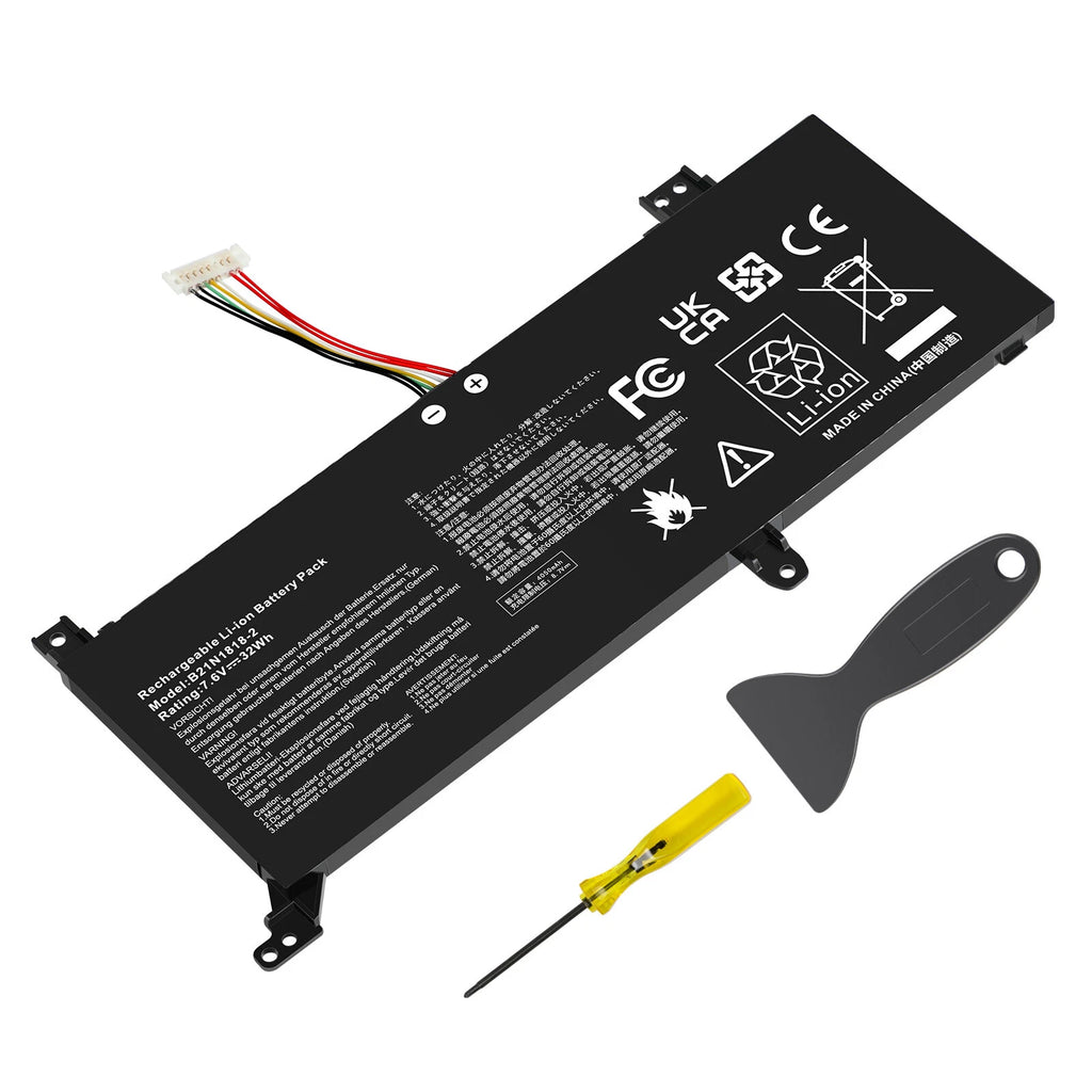 New Battery B21N1818-2 for Asus VivoBook 14 F412 F412D F412DA C21N1818-2 C21PpJH