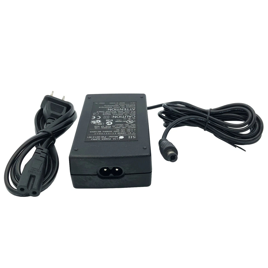 NEW Genuine Seiko SII PW-0012-W1 AC Adapter 36W 12V 3A Power Supply 6.5x3.0 mm
