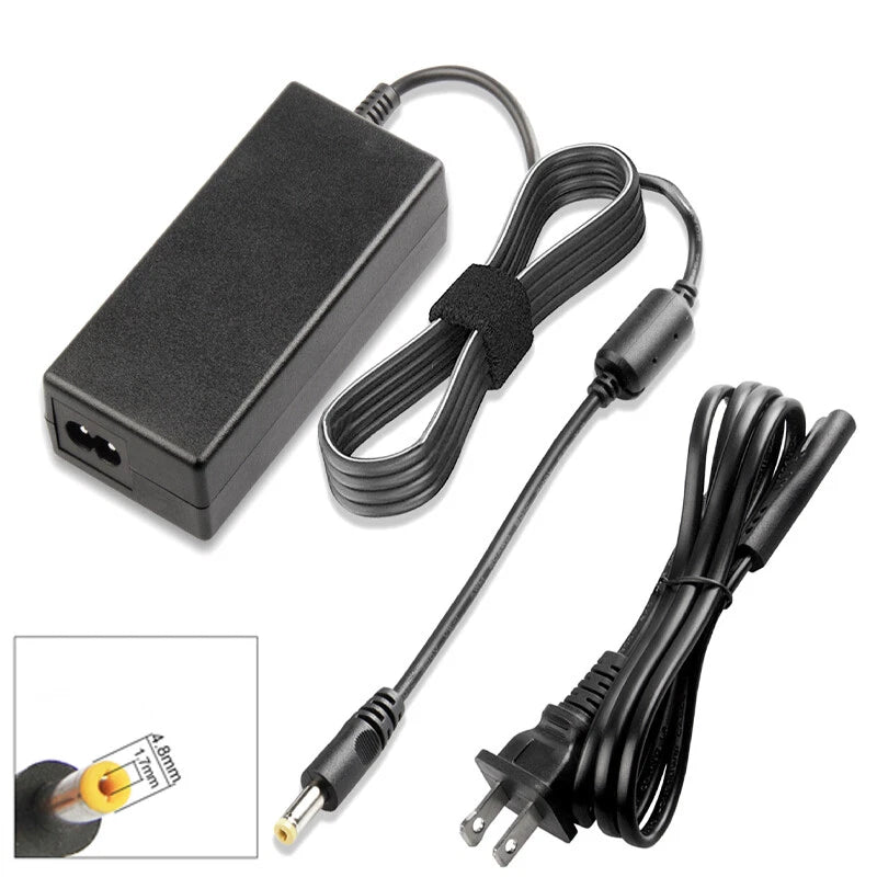 65W Adapter Charger for HP Compaq Presario V2000 V5000 V6000 Power Cord 4.8*1.7
