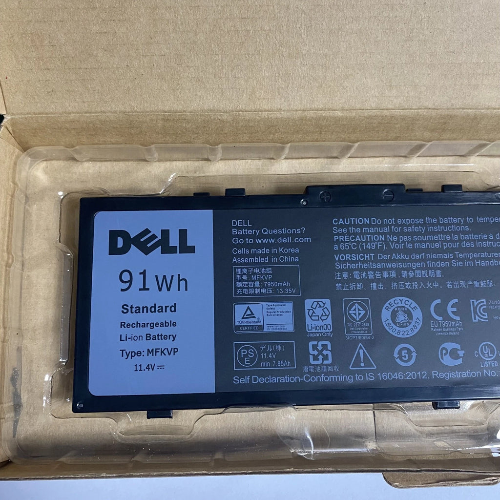 OEM 91Wh MFKVP Battery For Dell Precision 15 7510 7520 17 7710 7720 M7510 M7710