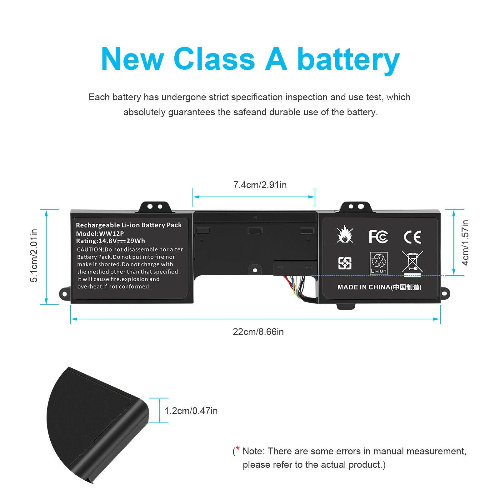 ?Battery WW12P For Dell Inspiron DUO 1090 Tablet PC Convertible 9YXN1 TR2F1 29Wh