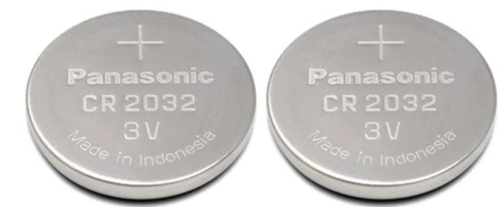 2 x SUPER FRESH Panasonic ECR2032 CR2032 Lithium Battery 3V Coin Cell Exp. 2028