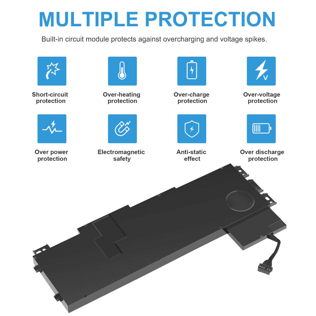 90Wh Battery for HP ZBook 15 G3 G4 Series HSTNN-DB7D/-C87C VV09XL VV09090XL US