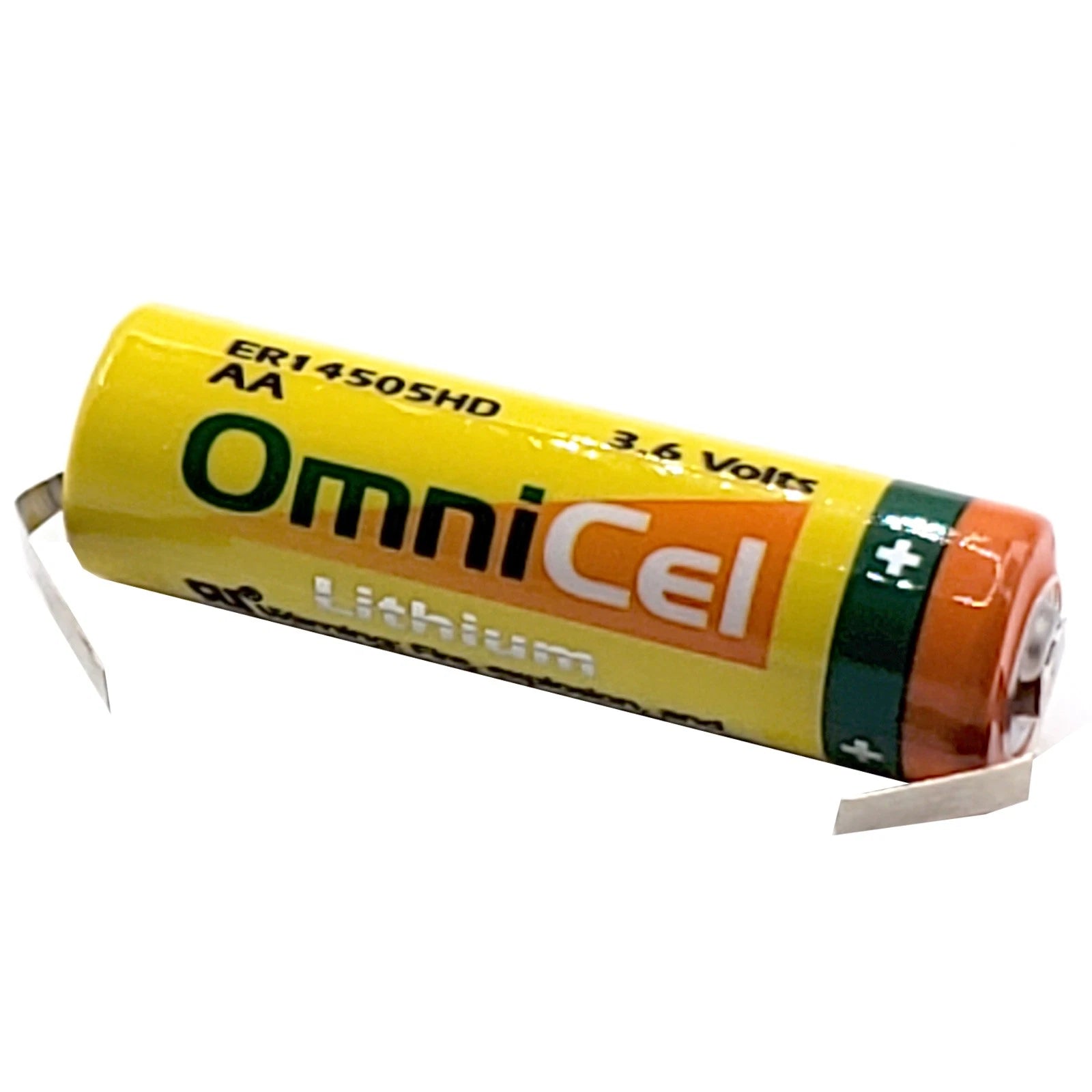 OmniCel ER14505HD 3.6V AA Lithium Battery w/ Tabs Sensors Detectors