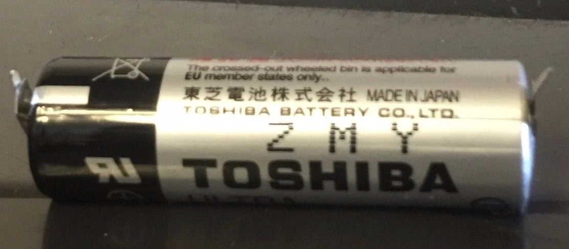 Brand New "5" Toshiba ER6V 3.6V 2000mah PLC Battery With Weld Leg