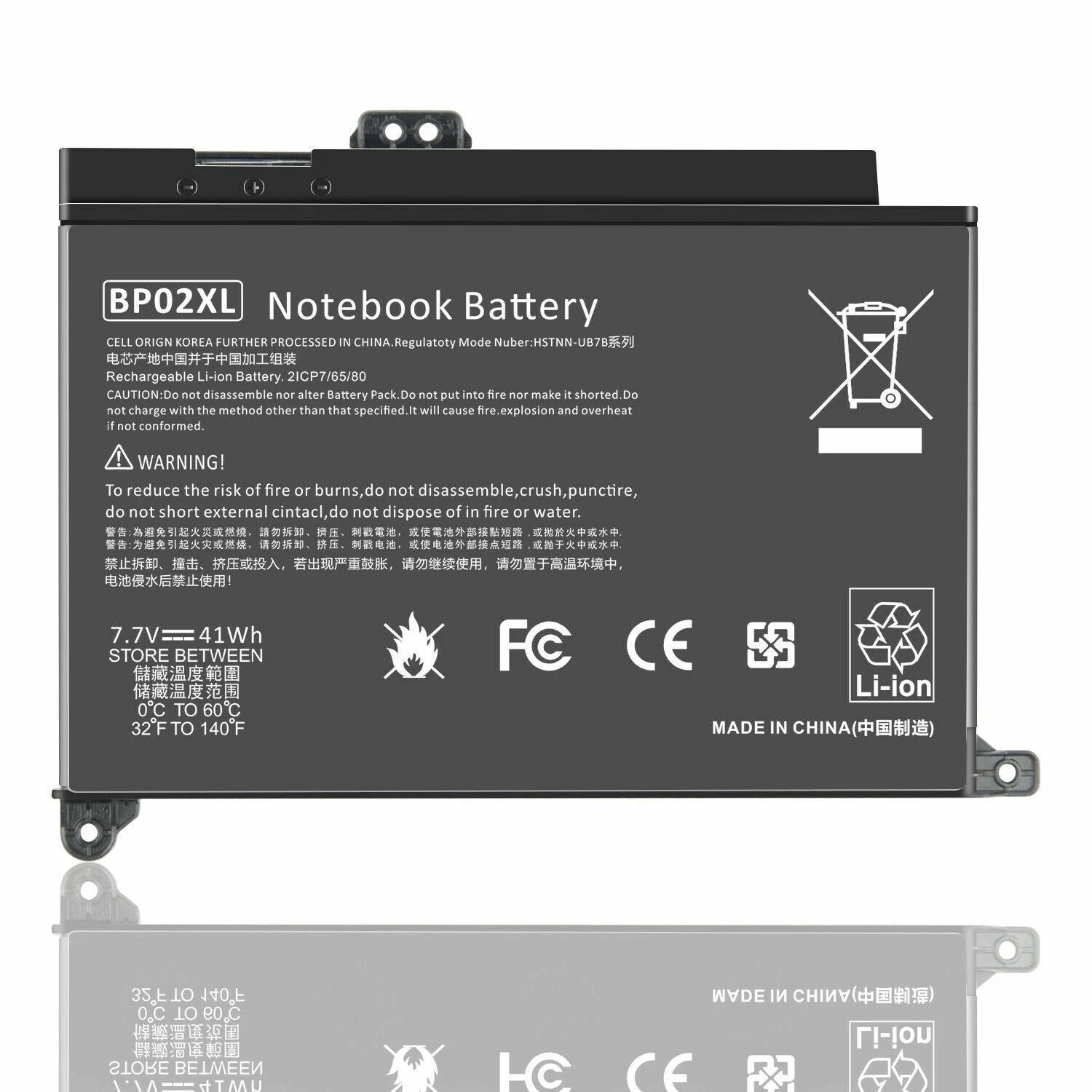 BP02XL 849909-850 Battery For HP Pavilion 15-AU 15-AW 15-AU057CL 15-AU030WM