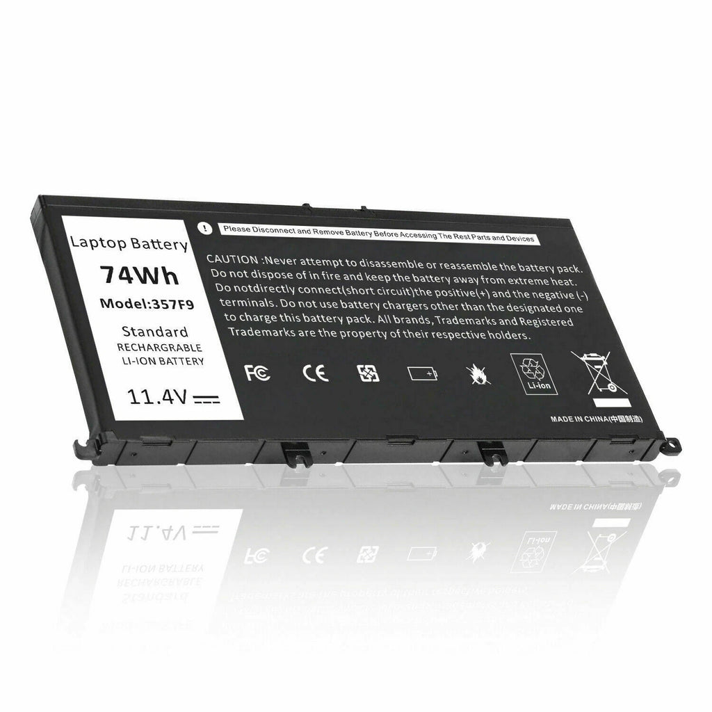 357F9 74Wh Laptop Battery For Dell Inspiron 15 7000 7559 7557 7567 7566 7759
