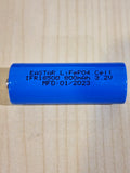 1 pc IFR 18500 3.2v LiFePO4 RECHARGEABLE BATTERY solar lights b.top MFG 01/2023