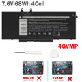 68Wh 4GVMP Battery for Dell Latitude 7590 7591 7791 2-in-1 5400 E5400 5500 E5500