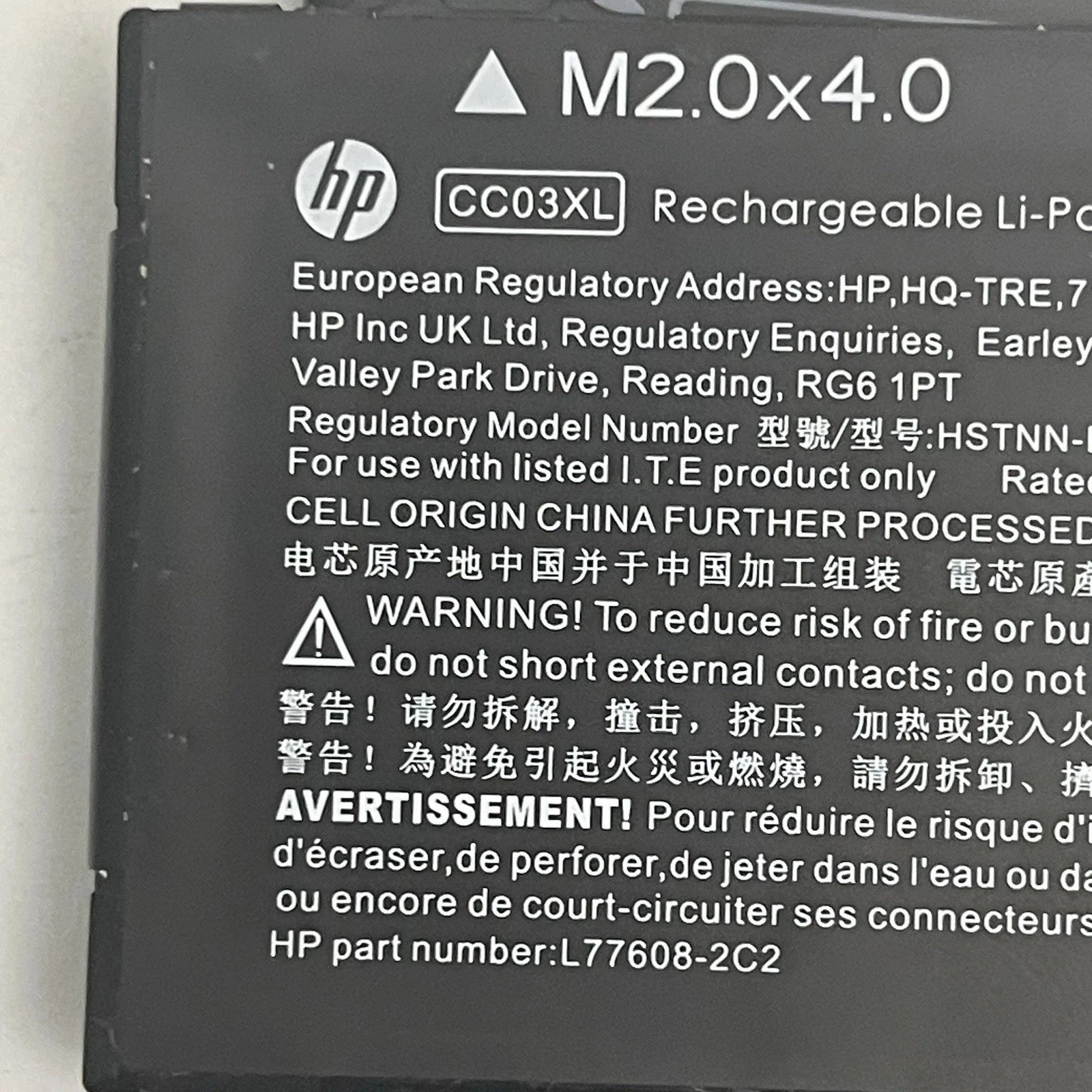 Genuine CC03XL Battery For HP EliteBook 830 835 840 G7 G8 HSTNN-DB9Q L78555-005