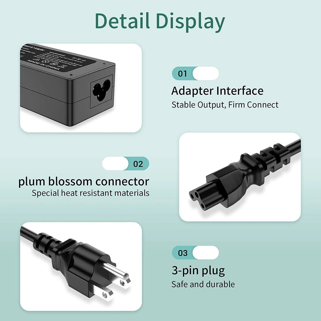 Charger Adapter for HP Compaq Presario CQ40 CQ42 CQ61 CQ60 CQ62 CQ43 CQ41 Laptop