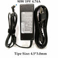 Genuine OEM 90W 19.5V 4.62A HP AC Adapter Charger 709986-003 710413-001 Blue Ti