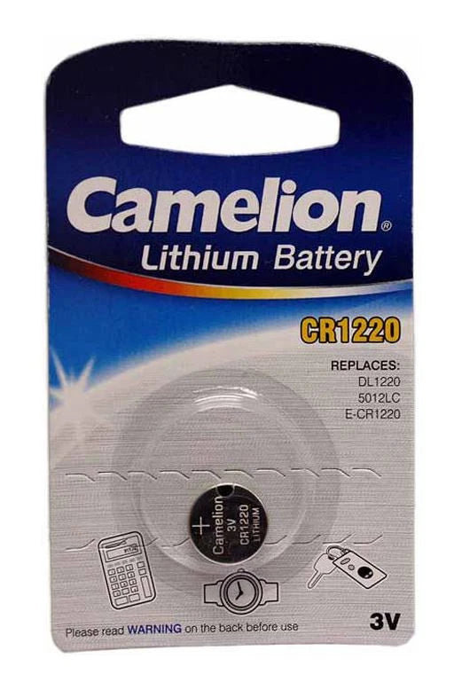 1 Camelion CR1220 DL1220 ECR1220 BR1220 KCR1220 LM1220 Lithium Battery