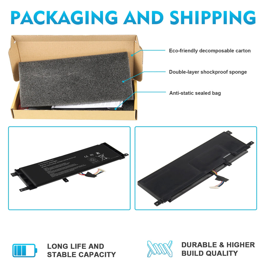 B21N1329 Battery for ASUS D553M F453MA F553M F553MA P553MA R515M X403MA X453 US