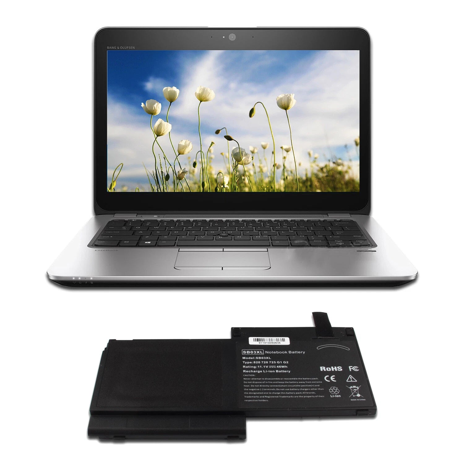 Battery SB03XL For HP Elitebook 720 G1 G2 725 820 825 717378-001 716726-421