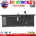 DXGH8 Laptop Battery For Dell XPS 13 9370 Series H754V 0V48RM V48RM HK6N5 52Wh