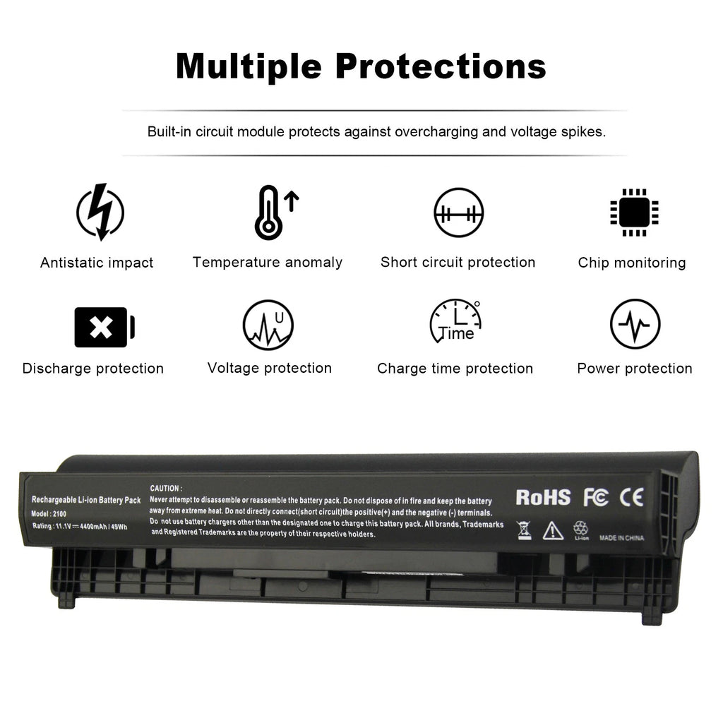 Battery/Charger for Dell Latitude 2100 2110 2120 312-0229 4H636 00R271 451-11039