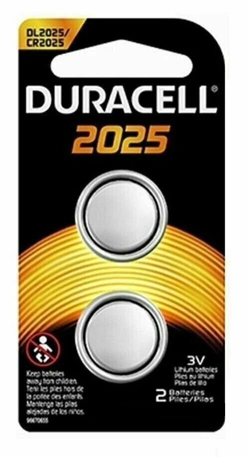 Duracell CR2025 ECR2025 CR 2025 DL2025 3 Volt Battery x 6