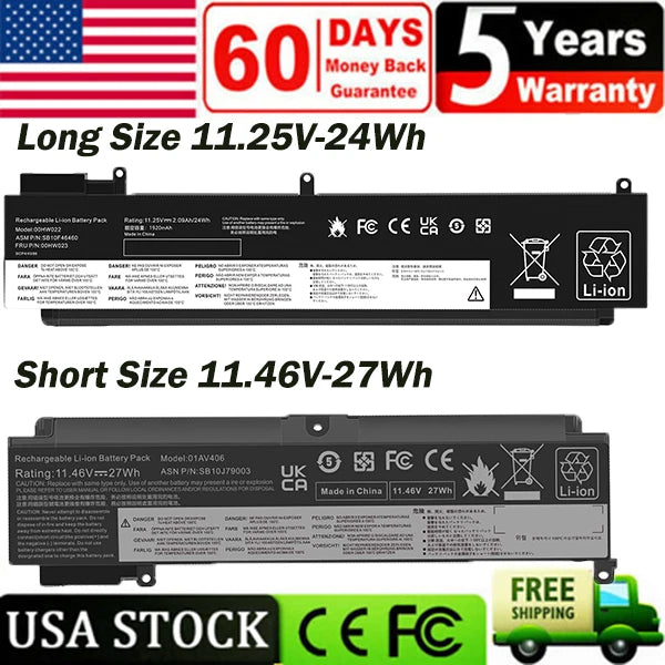 00HW022 00HW024 Battery For Lenovo Thinkpad T460s T470s Series 00HW023 00HW025